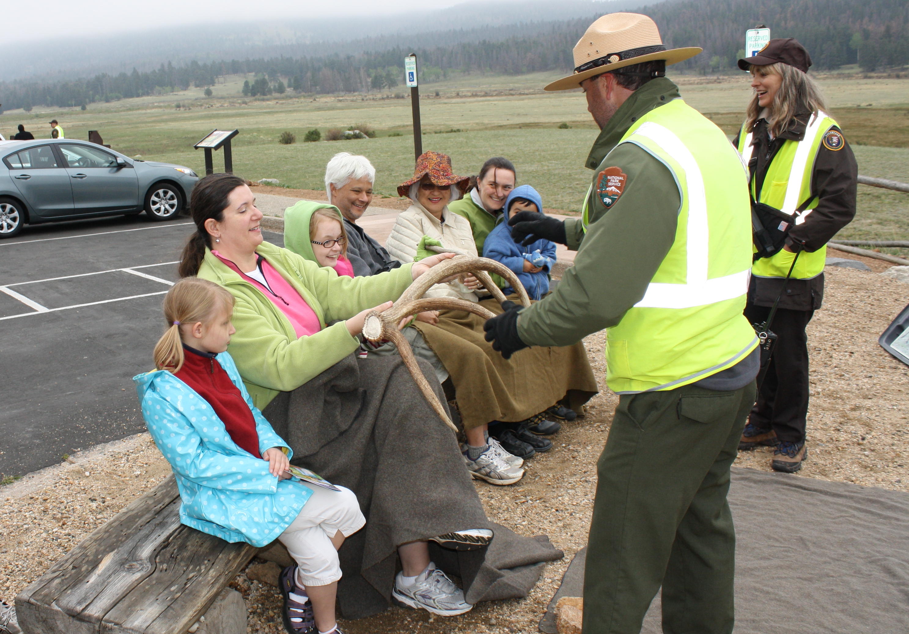 2012_05_25 RMNP B handles Ranger Drews antlers.jpg
